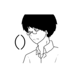 内気な中学生2（個別スタンプ：14）