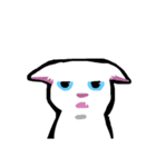 大人かわいい白猫さん(文字なし)（個別スタンプ：2）