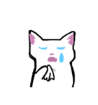 大人かわいい白猫さん(文字なし)（個別スタンプ：8）