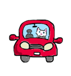 大人かわいい白猫さん(文字なし)（個別スタンプ：11）