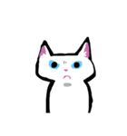 大人かわいい白猫さん(文字なし)（個別スタンプ：22）