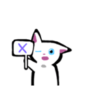 大人かわいい白猫さん(文字なし)（個別スタンプ：28）