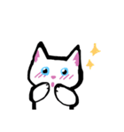 大人かわいい白猫さん(文字なし)（個別スタンプ：33）