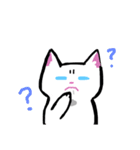 大人かわいい白猫さん(文字なし)（個別スタンプ：38）