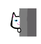 大人かわいい白猫さん(文字なし)（個別スタンプ：39）