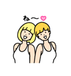 ゆたんぽタンクトップガールズ（個別スタンプ：6）