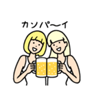 ゆたんぽタンクトップガールズ（個別スタンプ：8）
