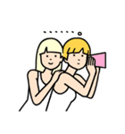 ゆたんぽタンクトップガールズ（個別スタンプ：32）