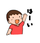 男の子育児奮闘中ママのためのスタンプ（個別スタンプ：4）