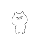 ふてこいネコのスタンプ。（個別スタンプ：1）