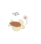 ウミガメのスタンプ（個別スタンプ：22）