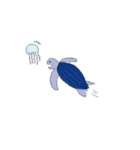 ウミガメのスタンプ（個別スタンプ：23）