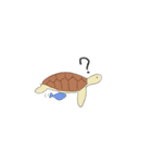 ウミガメのスタンプ（個別スタンプ：26）