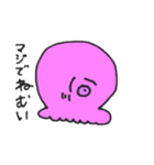 シンプルなタコ二匹（個別スタンプ：9）