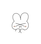 うさぎとハムでの日常（個別スタンプ：2）