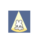 うさぎとハムでの日常（個別スタンプ：3）