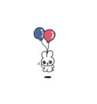 うさぎとハムでの日常（個別スタンプ：10）