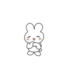 うさぎとハムでの日常（個別スタンプ：24）