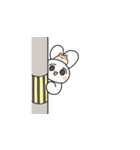 うさぎとハムでの日常（個別スタンプ：25）