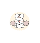 うさぎとハムでの日常（個別スタンプ：40）