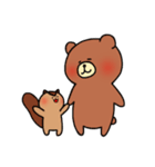 しまりすとくま（個別スタンプ：36）