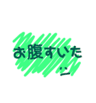 お腹すいた (世界の言語 ver.)（個別スタンプ：1）