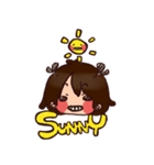 女の子の気分（個別スタンプ：18）