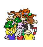 ちょっとおバカそうな干支アニマルズ（個別スタンプ：32）