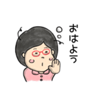 糸を紡ぐのりこスタンプ（個別スタンプ：3）