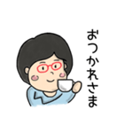 糸を紡ぐのりこスタンプ（個別スタンプ：6）