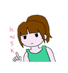 オタク系女子スタンプ（個別スタンプ：2）
