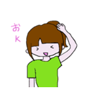 オタク系女子スタンプ（個別スタンプ：6）