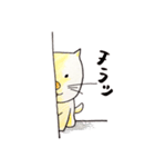 シロネコみぞれの気持ち（個別スタンプ：5）