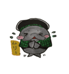 自由なイルカ ウィル（個別スタンプ：3）