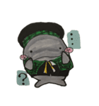 自由なイルカ ウィル（個別スタンプ：12）