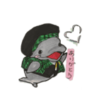 自由なイルカ ウィル（個別スタンプ：25）