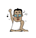 使えるぽっちゃりメガネ（個別スタンプ：15）