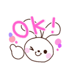 アニマル  うさぎスタンプ（個別スタンプ：6）