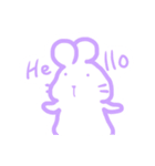 すこぶるもちもちなねずみ（個別スタンプ：1）