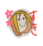 いぶ画伯のシール風スタンプ①（個別スタンプ：24）