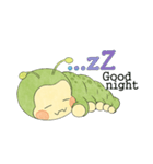 この世に出てきて一日になった幼虫フラ（個別スタンプ：2）