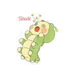 この世に出てきて一日になった幼虫フラ（個別スタンプ：16）