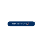 ポチッと顔文字(о´∀`о)（個別スタンプ：22）