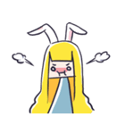 アリスはいつもその顔（個別スタンプ：3）
