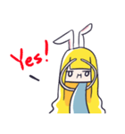 アリスはいつもその顔（個別スタンプ：11）