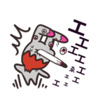 目の多いうさぎ（個別スタンプ：3）