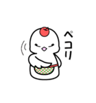 コザクラインコの家族★（ベタな日常編）（個別スタンプ：8）