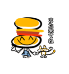 サラサバーガーのバーガーヘッドくん！（個別スタンプ：1）