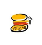 サラサバーガーのバーガーヘッドくん！（個別スタンプ：4）