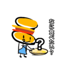 サラサバーガーのバーガーヘッドくん！（個別スタンプ：10）